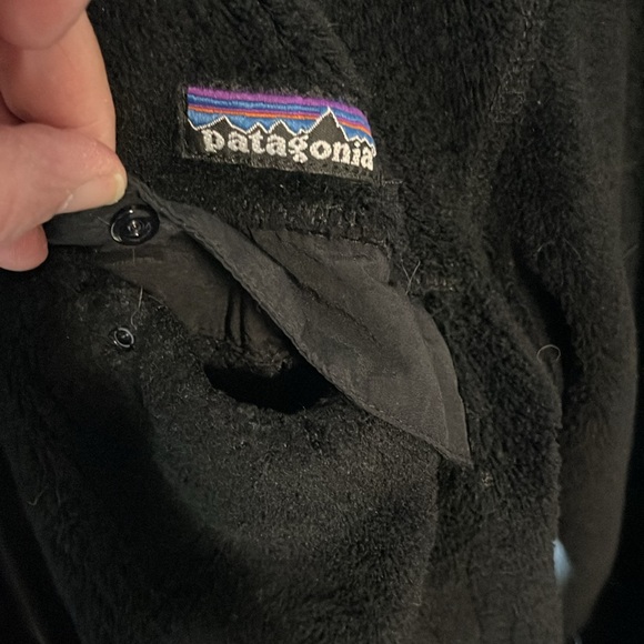 WOMENS PATAGONIA SIZE SMALL 100% polyester zip up jacket - Picture 3 of 5